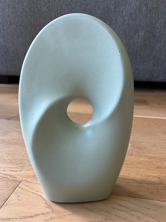 Other - Ceramic modern art piece light green/blue